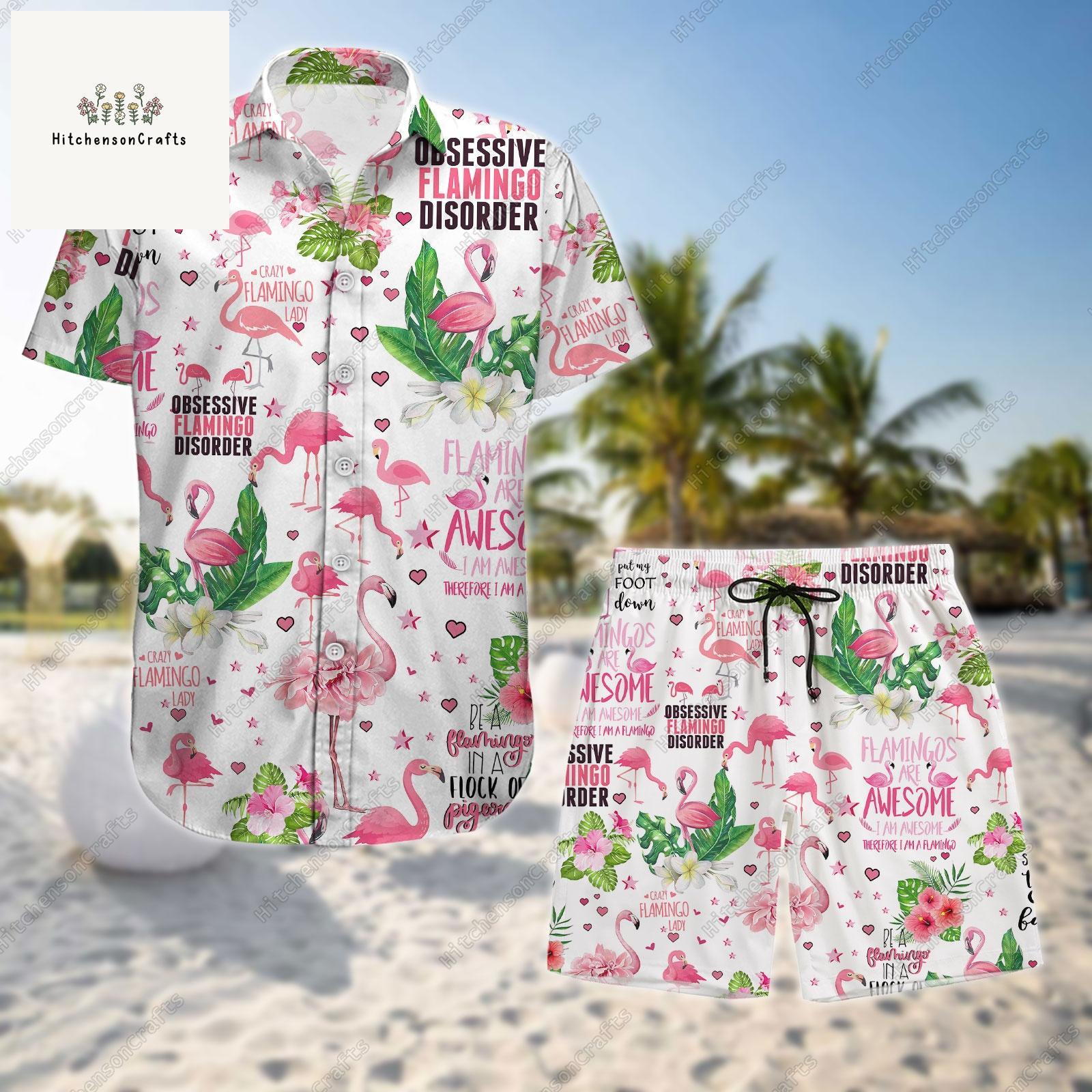 Flamingo Button Shirt and Shorts Flamingo Shirt Flamingo Hawaiian Shirt Summer Vacation Shirt Aloha Beach Shirt flamingo Lover Gift Etsy Canada