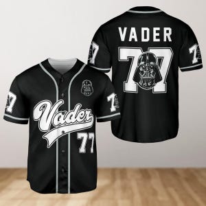 Custom Disney Star Wars Shirt, Darth Vader Baseball Jersey, Star Wars Day Shirt, Star Wars Fan Gift, Disney Baseball Shirt, Movie Lover