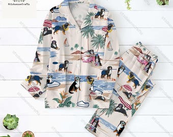 Bernese Mountain Pajamas Set, Bernese Pajamas Christmas, Berner Pajamas Family, Dog Lover Shirt, Holiday Pajamas, Birthday Gift, Pj Set