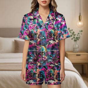 Star Wars Satin Pajamas Set, Women Pajamas, Darth Vader Boba Fett Stormtrooper Shorts Pajamas, Movie Bridesmaid Pajama, Disney Vacation