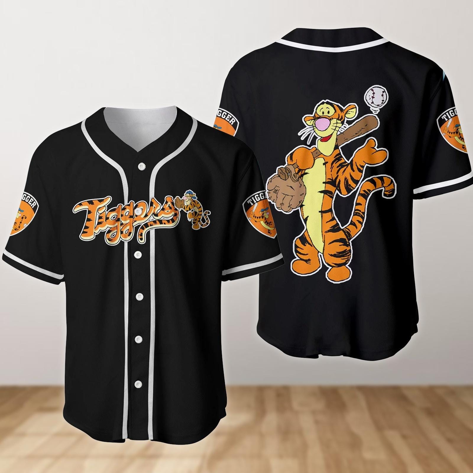 Custom Winnie the Pooh Tigger Baseball Shirt, Disney Tigger 