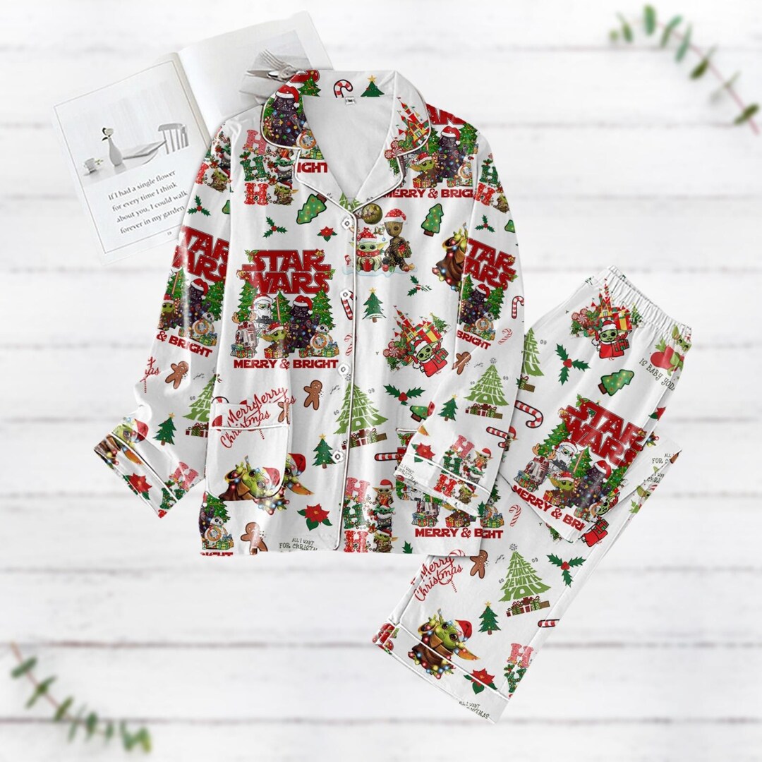 Christmas Baby Yoda and Groot Pajamas Set, Darth Vader Stormtrooper ...