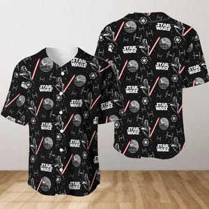 Darth Vader-trui, Star Wars-honkbaltrui, Anakin Skywalker-shirt, Star Wars-trui voor mannen, cadeau voor papa hem, Disney-honkbalshirt