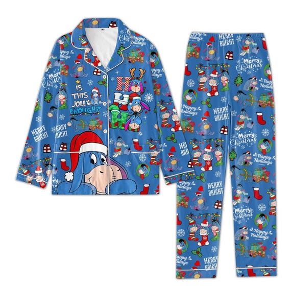 Eeyore Pajamas Set Winnie Pooh Pajamas Christmas Eeyore Pajamas Family Disney Pajamas Cartoon Movie Women Pajamas Holiday Pajamas Etsy Canada