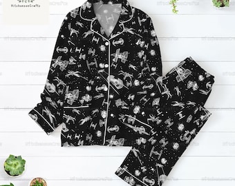 Merry Christmas Star Wars Pajamas Set Baby Yoda Darth Vader Boba Fett Stormtrooper R2D2 Pajamas Christmas Disney Movie Pajamas Family Etsy