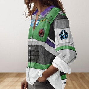 Halloween Buzz Lightyear Shirt, Buzz Lightyear Costume Cosplay, Disney Toy Story Blouse Shirt, Movie Shirt, Women Blouse