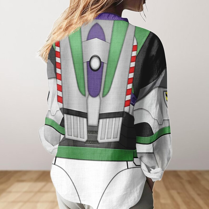Halloween Buzz Lightyear Shirt, Buzz Lightyear Costume Cosplay, Disney Toy Story Blouse Shirt, Movie Shirt, Women Blouse