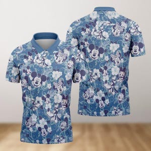 Camisa polo do Mickey Mouse, camisa de golfe do Mickey e seus amigos da Disney, camisa da Disneyworld, camisa de férias de verão com desenho animado, camisa da Disneylândia Havaí