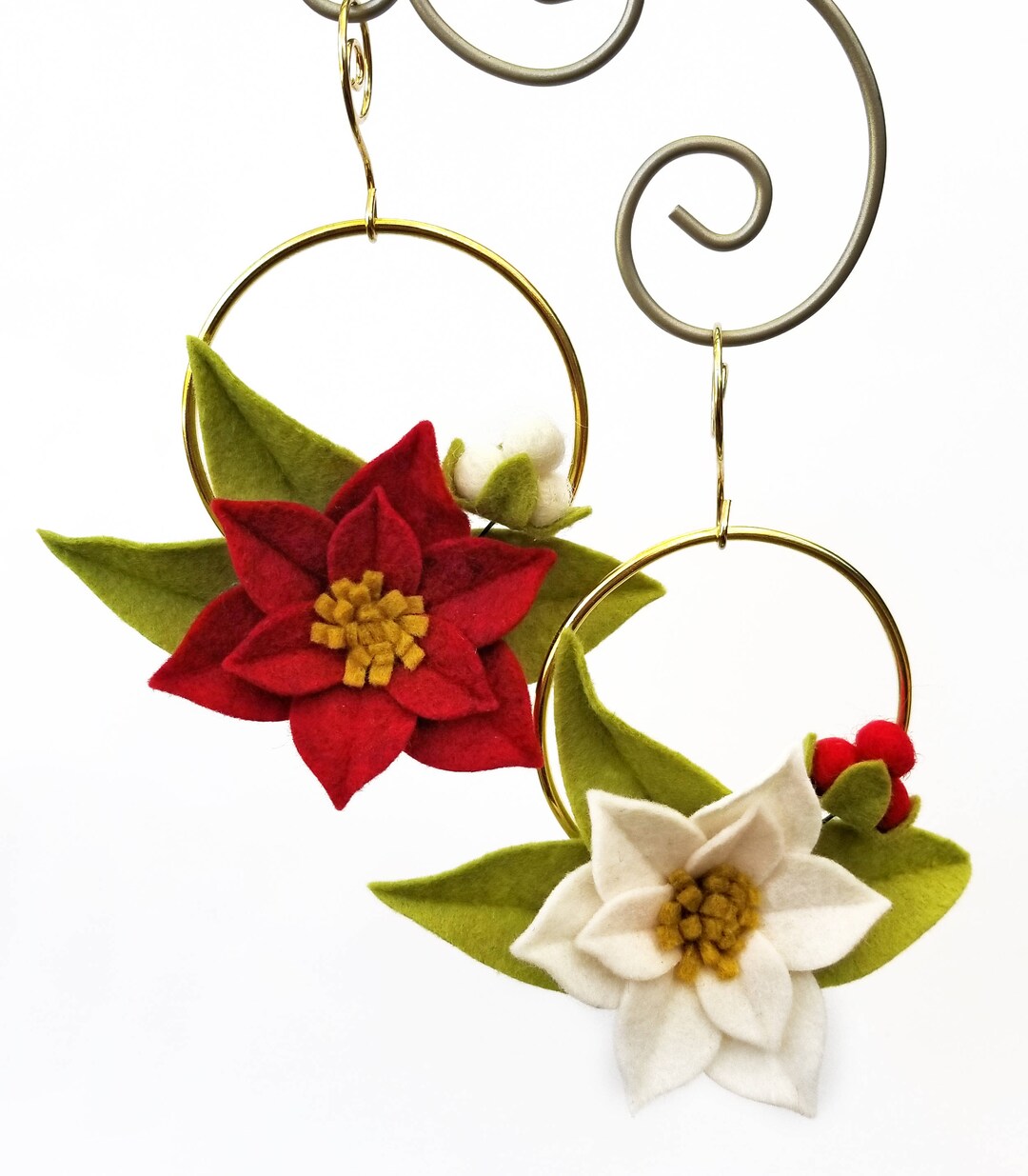 Felt Ornaments Christmas Ornaments Ornaments Xmas Etsy