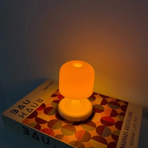 Mini Desktop Mushroom Lamp Sunset Lamp Night Light USB Rechargeable LED Mushroom Lamp Home Decor image 8