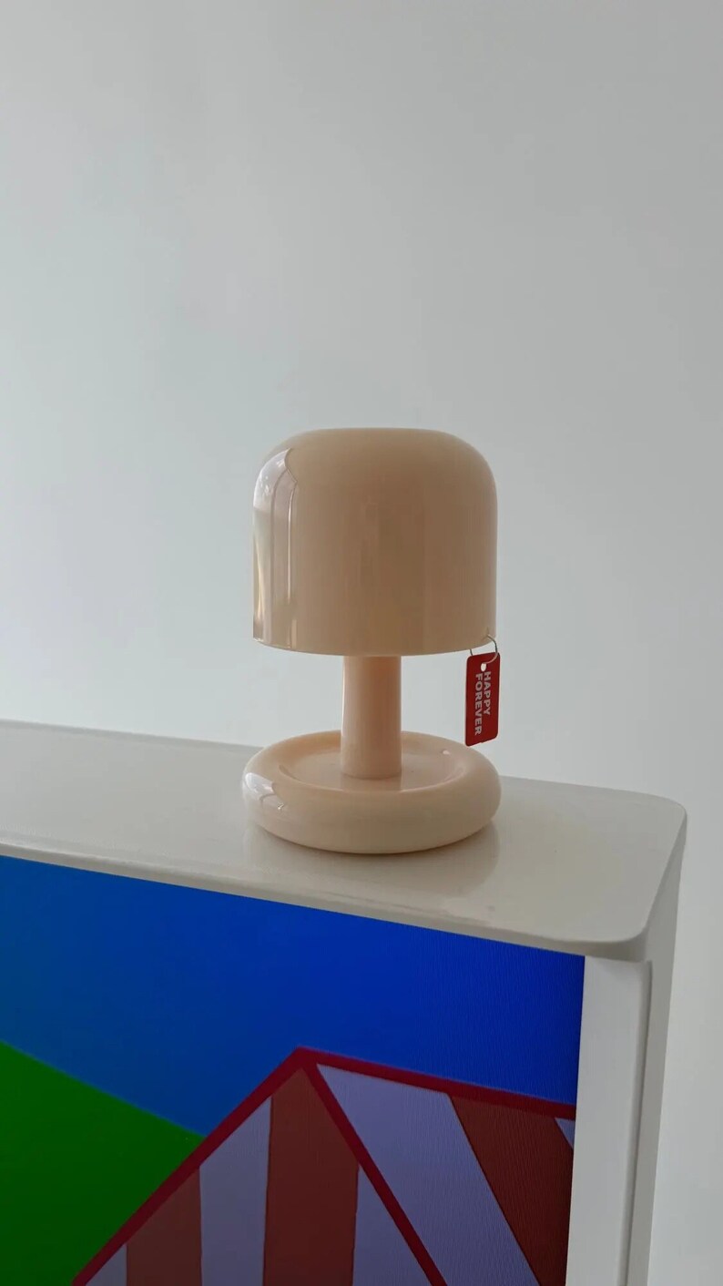 Mini Desktop Mushroom Lamp Sunset Lamp Night Light USB Rechargeable LED Mushroom Lamp Home Decor image 4