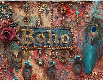 Boho Rich MEGA Kit (34 pages) DIGITAL FILE