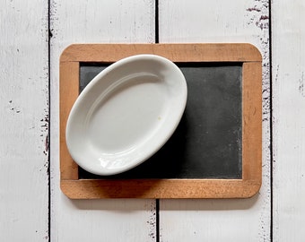 Chunky Ironstone Soap dish Hotelware