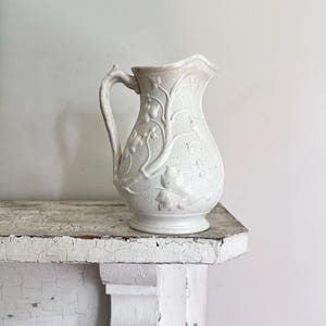 Parian Ware Botanic Jug by Cork and Edge