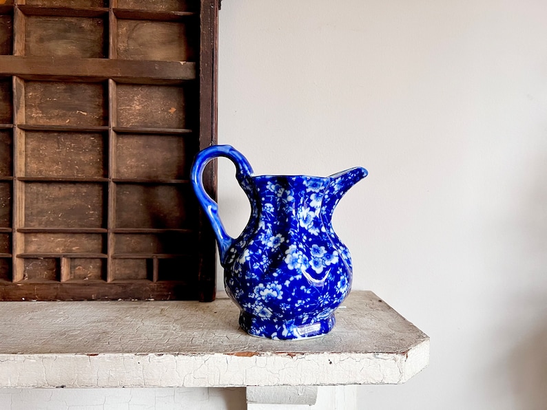 Victoria Ware Ironstone Calico Pitcher image 1