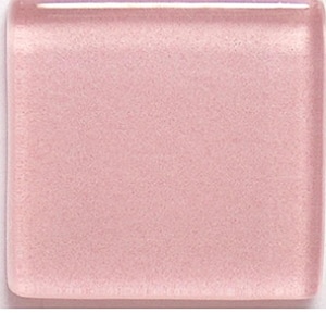 Pink Glass Mosaic Tile Pieces - 50 Tiles - 3/8 inch - Mixed Media Art and Craft Supplies