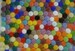 Glass Mosaic Tile Pieces - 100 Tiles - 8 mm Round Recycled Glass Mosaic Tiny Tiles - Mixed Colors - 4 mm thick - Craft Supplies 