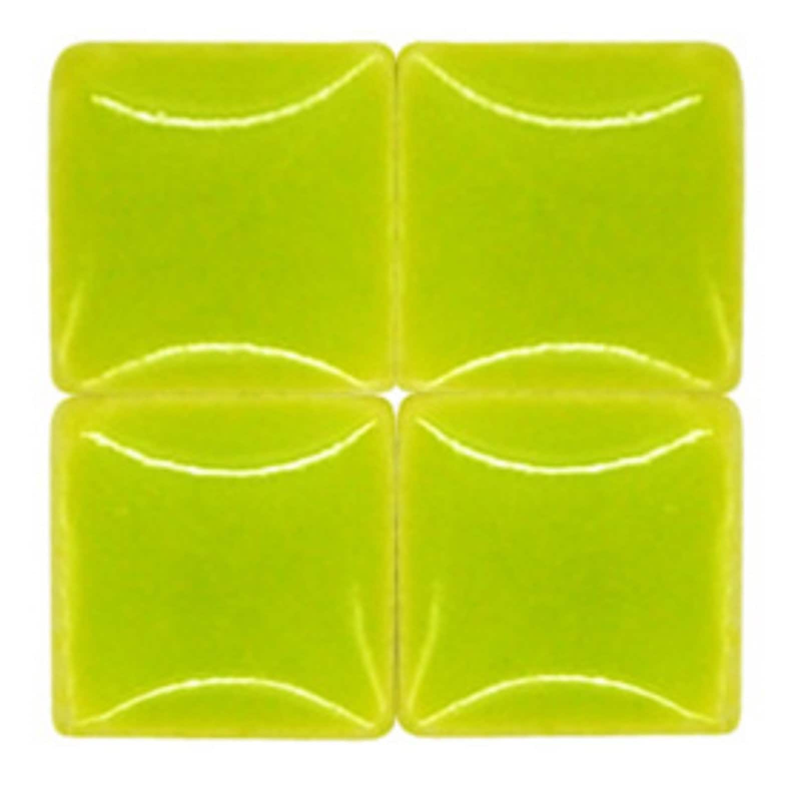 Lime Green Ceramic Mosaic Tiles 3/8 inch 50 Tiles Mixed Etsy
