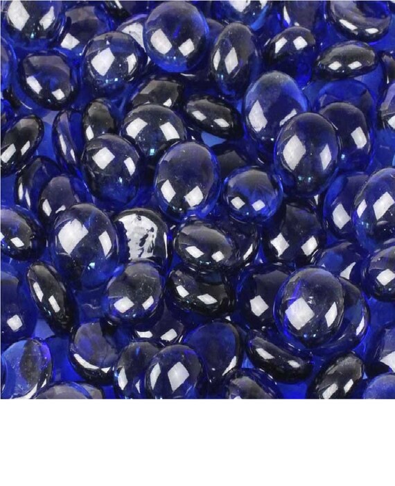 Sapphire Blue Glass Gems Mosaic Tiles 20 count Etsy