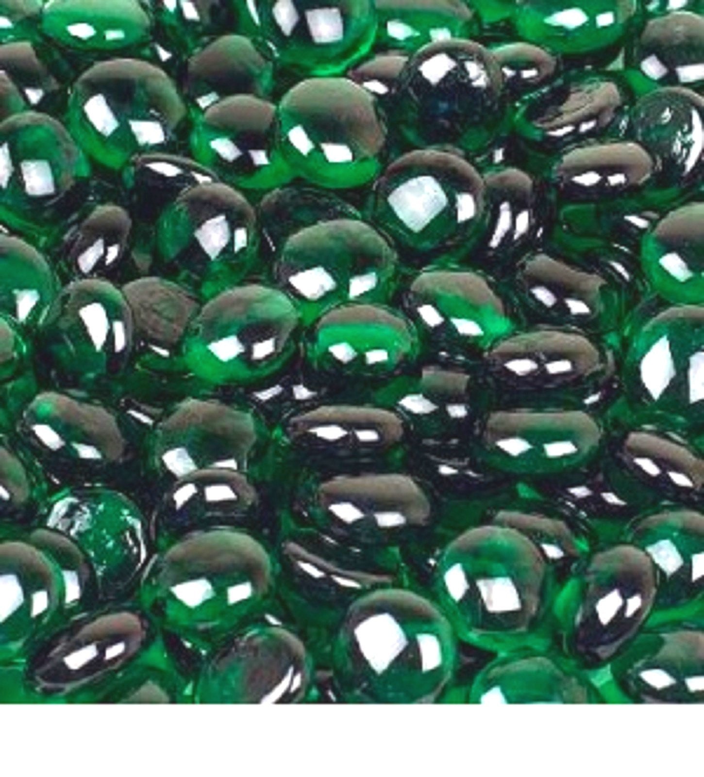 Emerald Green Glass Gems Mosaic Tiles 20 Count Etsy