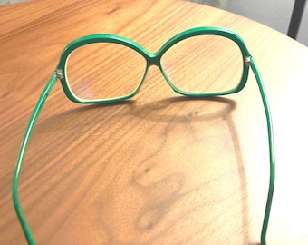FAVOLOSO occhiale vintage verde anni '70