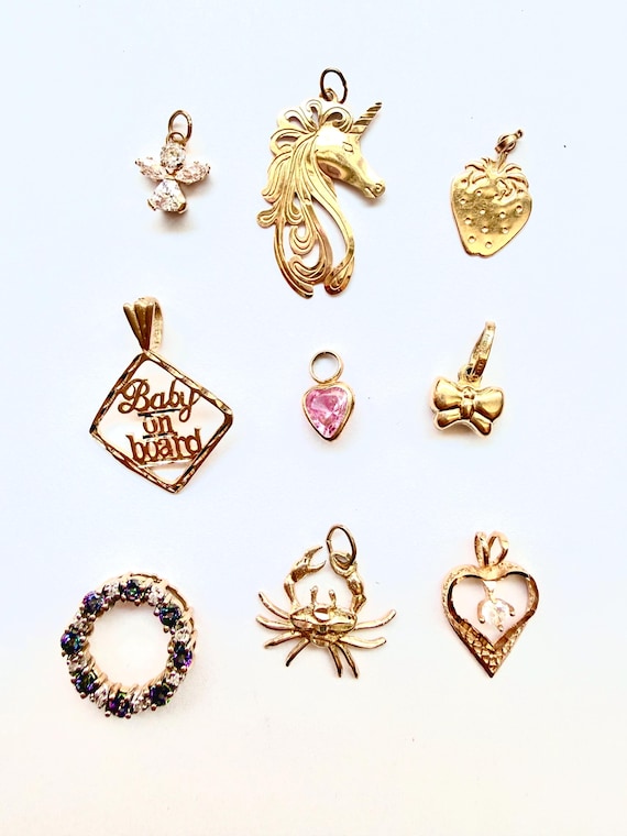 Vintage 14k Gold Charms | Estate Jewelry