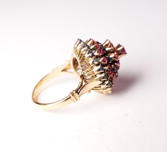 Thai Princess Harem Ring | 18k Yellow Gold | Ruby… - image 8