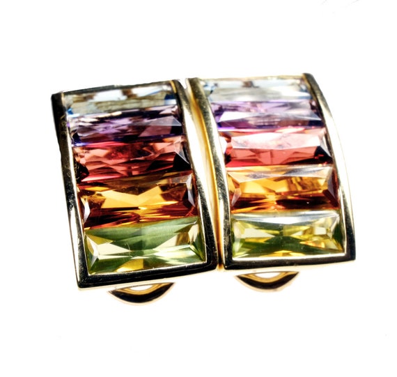 H. Stern Rainbow Collection Earrings | 18k Yellow Gol… - Gem