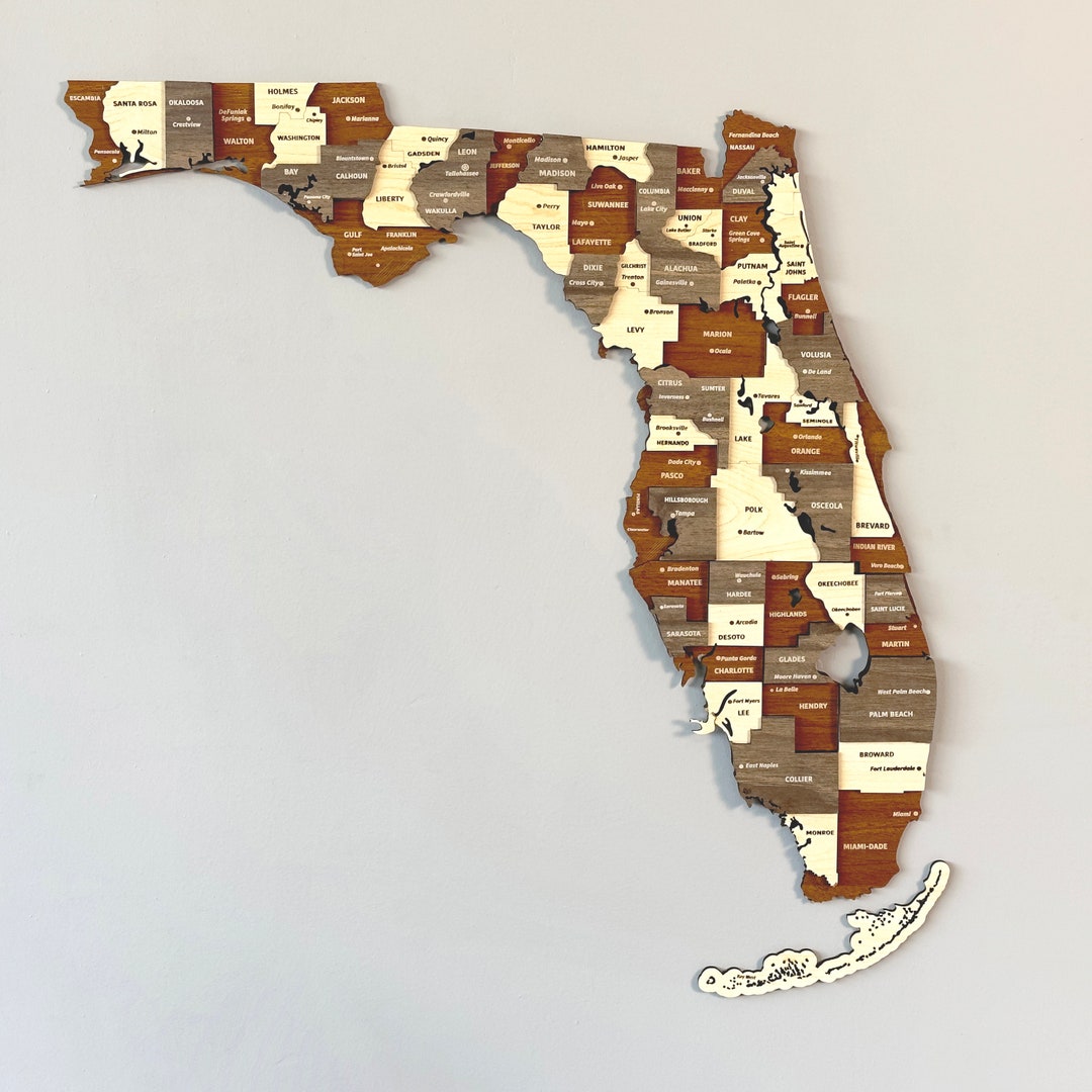 Wooden Florida Map Wall Art With - Il 1080xN.6036986371 R9zg 