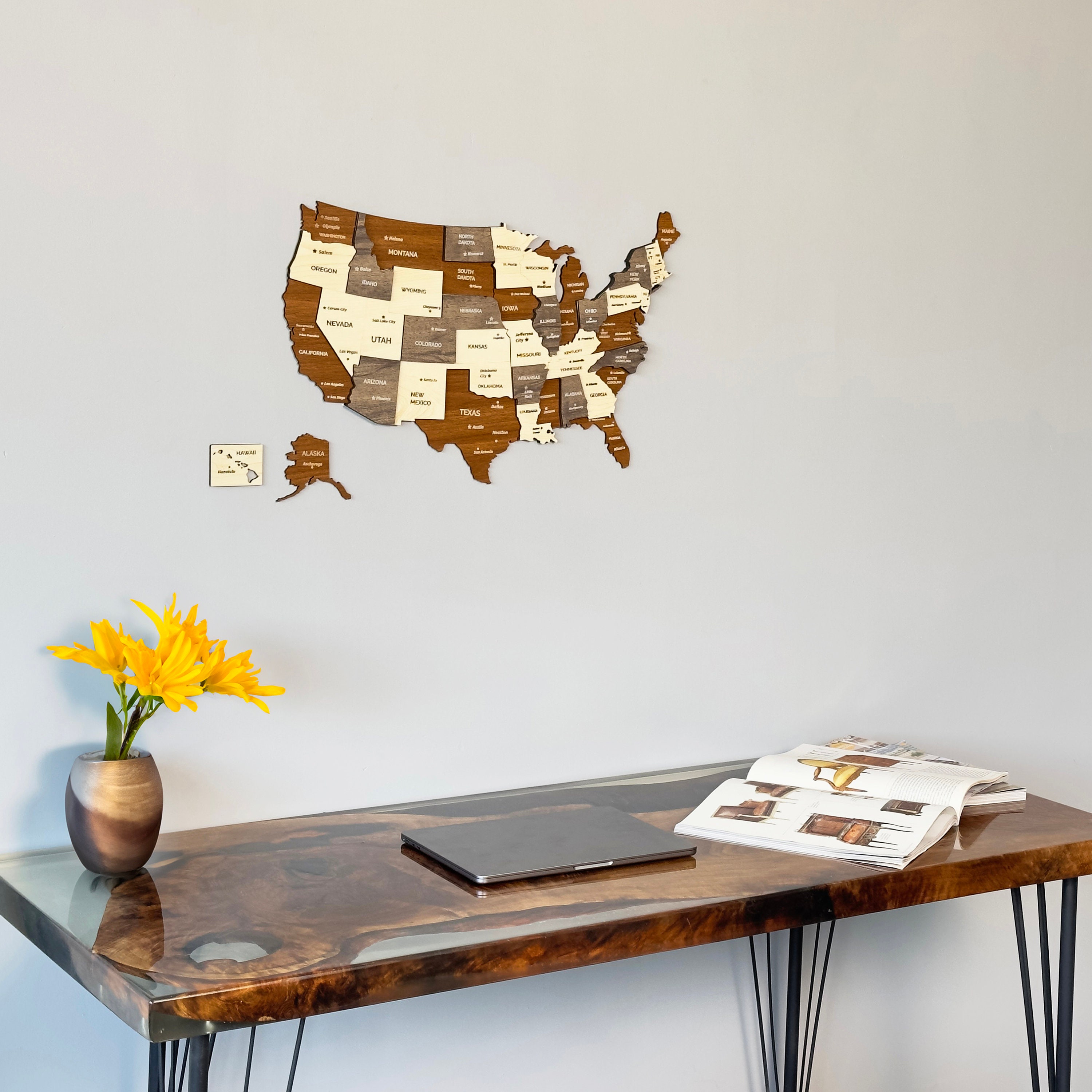 Wooden United States Map Wall Art - Il Fullxfull.5968420361 Lfhg