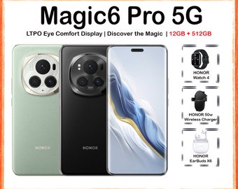 EHRE Magic6 Pro 5G | 12GB + 512GB | LTPO Augenkomfort-Anzeige | Entdecke die Magie | 100% Original Honour Produkt