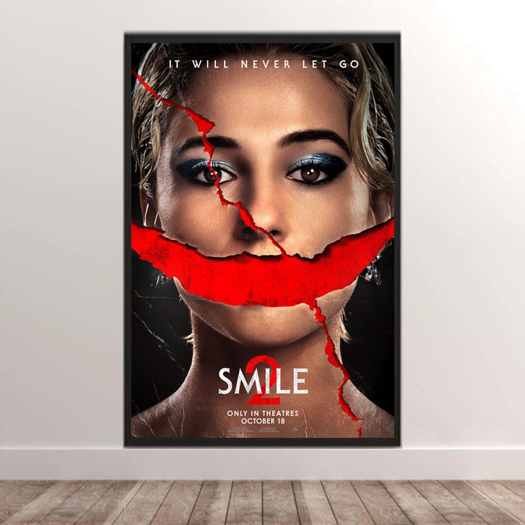 Smile 2 2024 Movie Poster Classic Film Poster Wall Art Decor High