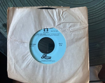 Letterman 45 vinyl promotion copy