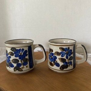 Vintage Festival Steingut-Becher - Made in Korea