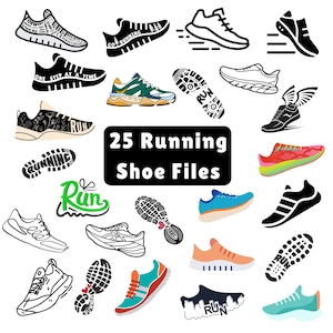 Scarpa da corsa in formato SVG, Corsa in formato SVG, Ragazza che corre in formato SVG, Scarpa da ginnastica da corsa in formato SVG, Scarpe da ginnastica da corsa in formato SVG, Stampa di scarpe da corsa in formato SVG, Clipart di scarpe da corsa