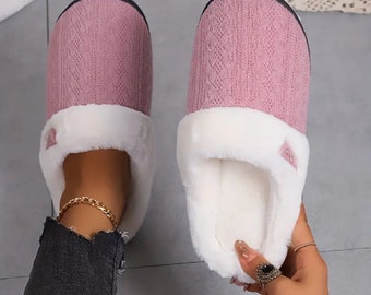 Coloured Cozy Slippers