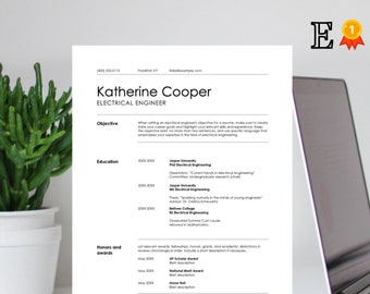 Up to 5 Pages ATS-Optimized Resume Template - Professional CV Design - Compatible with Word & Google Docs