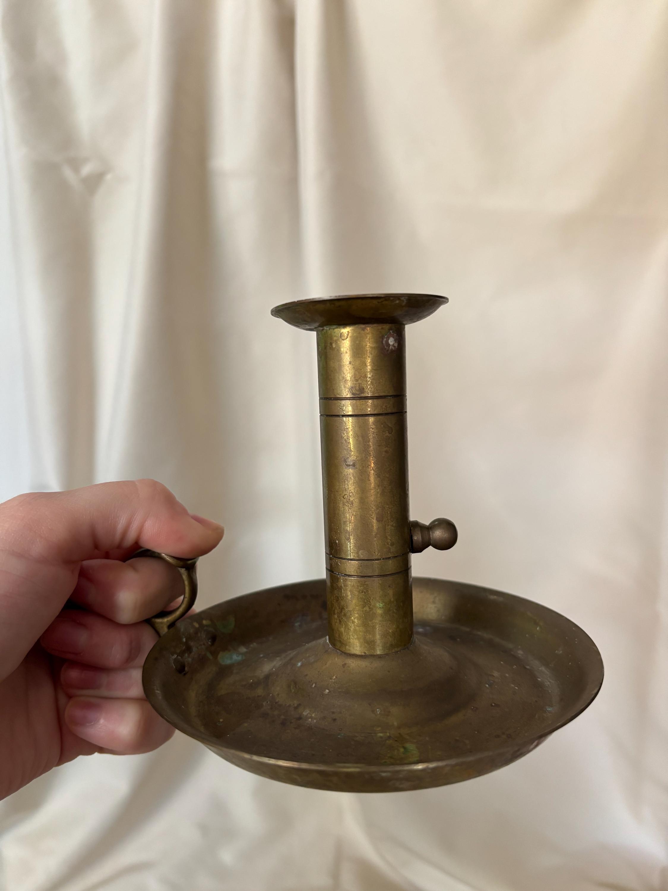 Antique Chamberstick - Etsy