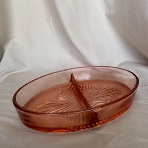 Pink Depression Glass Dish