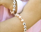 BEST SELLER - Mother Daughter Set of Personalized Name Bracelets Mother 39 s Day Gift, Baby Shower Gift, Mommy Me, Back to School