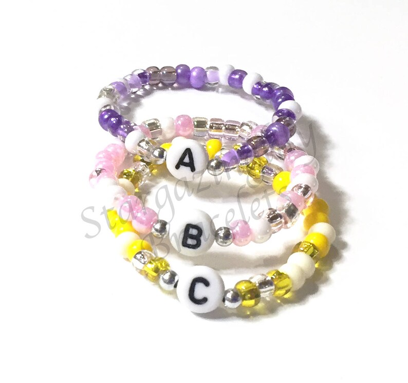 Mommy Big Sister & Little Sister Matching family personalized bracelets for Hospital Gifts Big Sister Gift Baby Shower Back To School BTS image 5