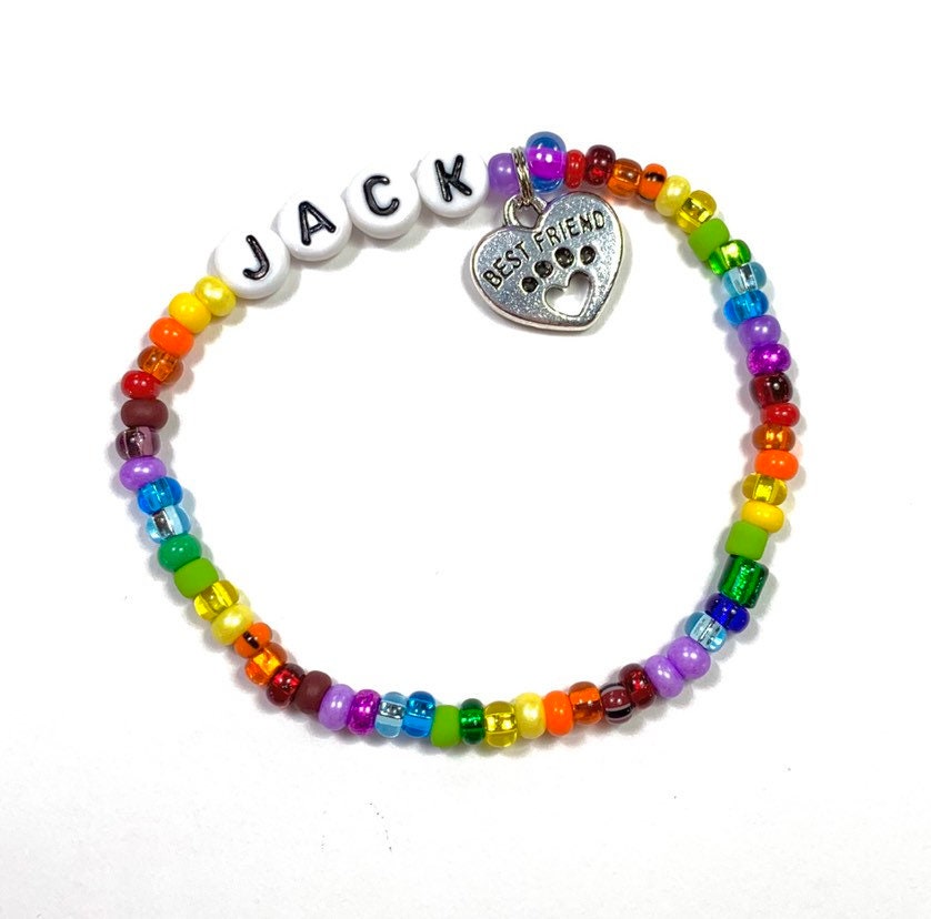Pet Memorial Bracelet Gift-Rainbow Bridge Nature Lava Bead Bracelet in Loving Memory of Your Beloved Pet Dog Cat