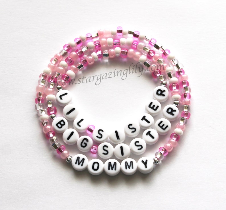 Mommy Big Sister Little Matching Family Personalized Image 0