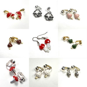 Cottage Core Mushroom Clip-on or Video Game