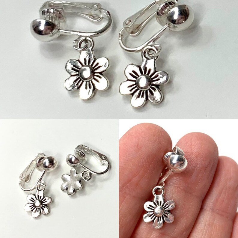 Clip on Earrings for Children. Little Girls Hypoallergenic Etsy