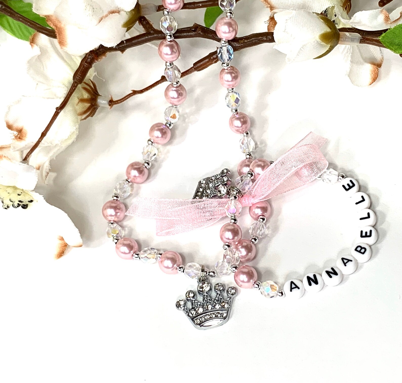 Nancy with Crystal Beading on a Princess - MoriLee #89197