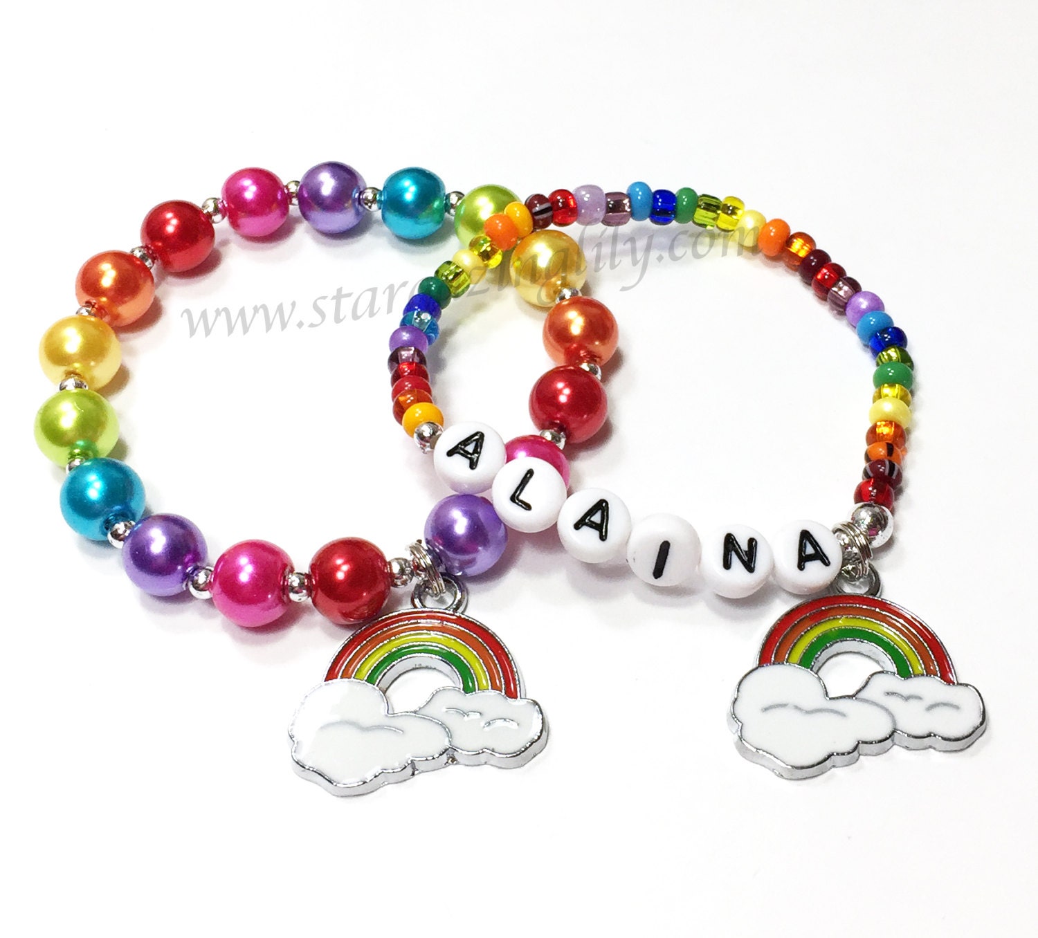 party bracelet rainbow