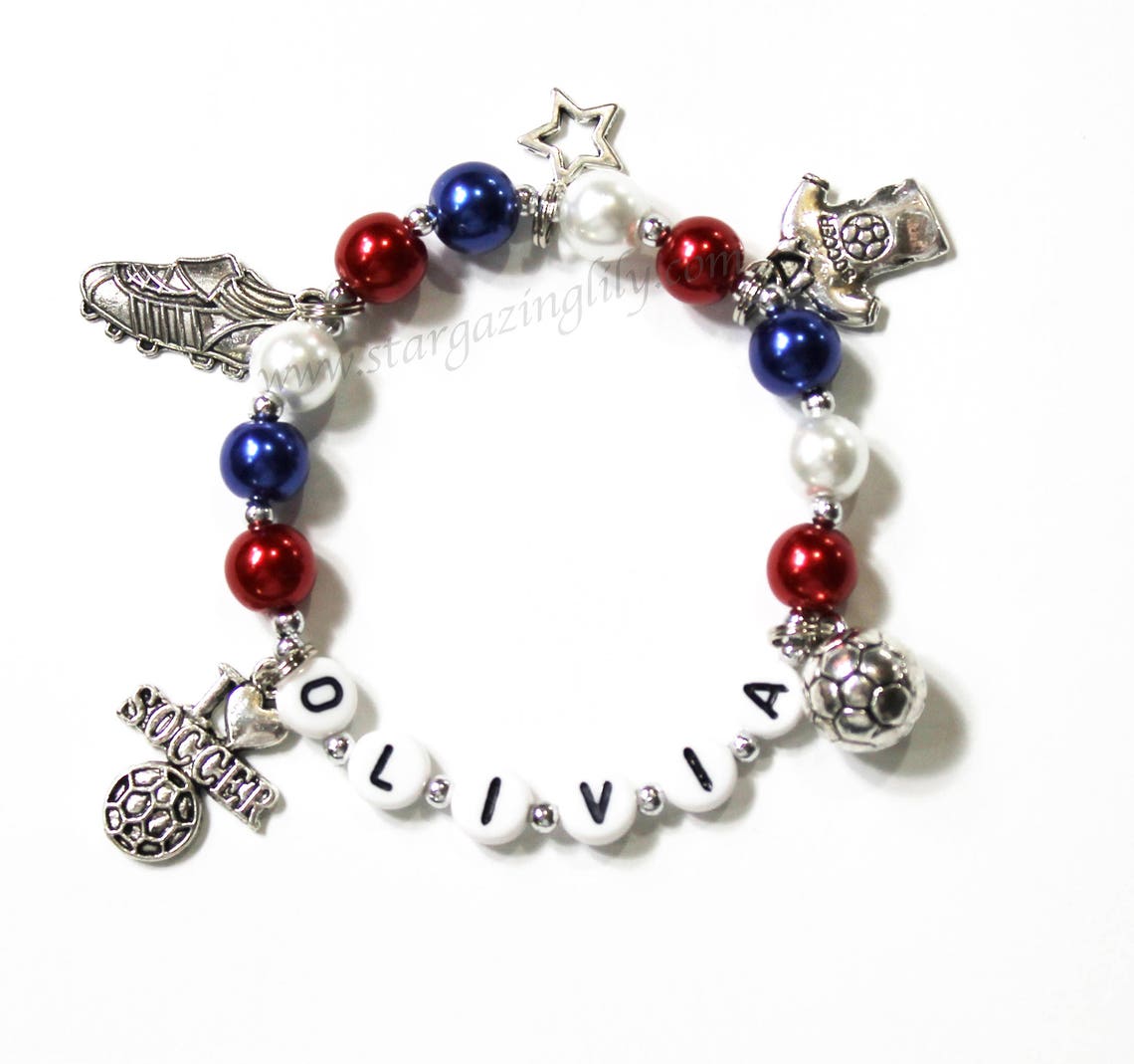 Personalized Name Bracelet Charm Bracelet YOU CHOOSE up to 5 Etsy