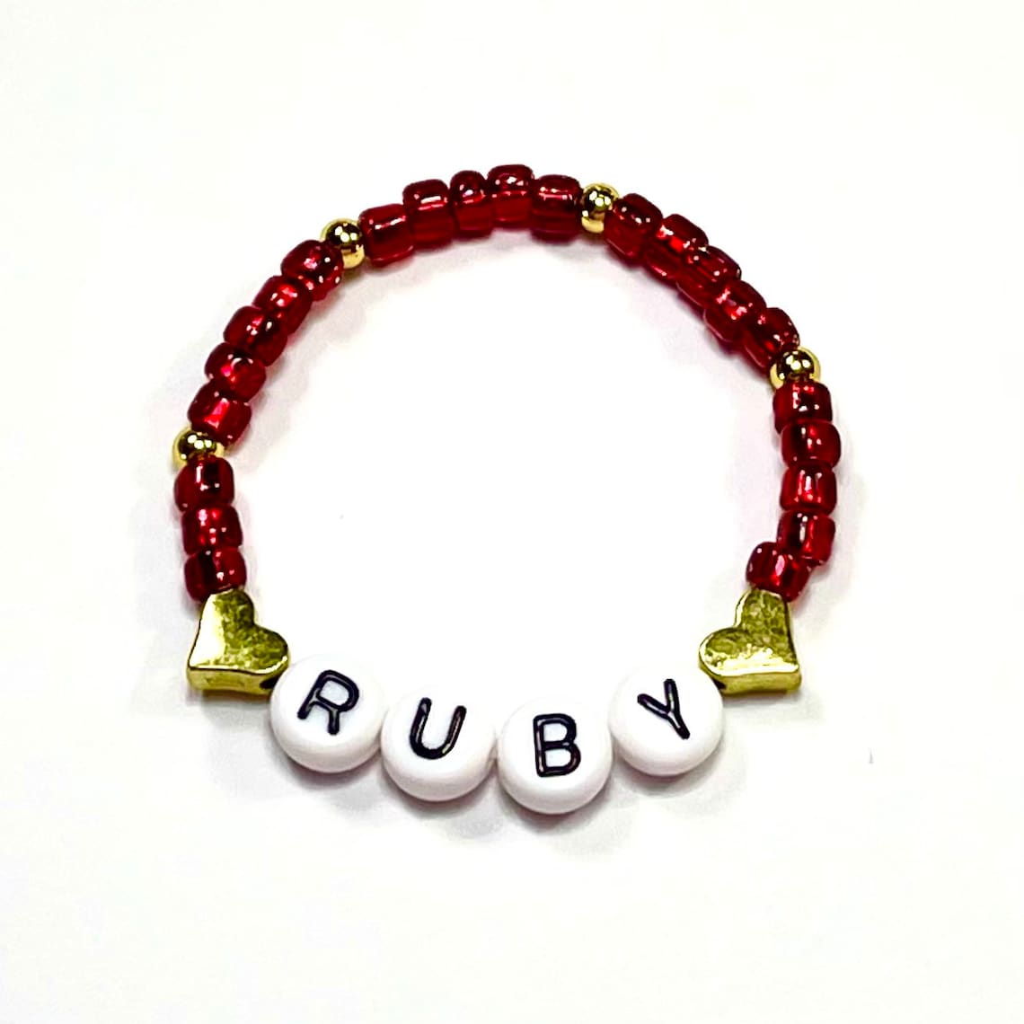 Baby Hospital Bracelet. Glass Seed Bead Beaded Bracelet Heart Etsy