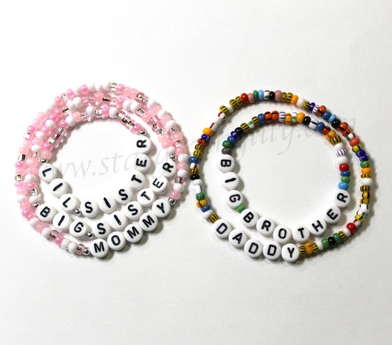 Custom Words & Letters Bracelet | Glass Seed Beads + Clasp Closure | Choose Size + Color & Wording | *Cute* Bracelet or Anklet | Personalize 